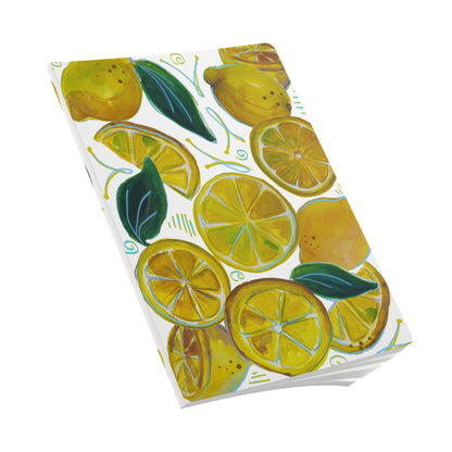 Lemon Notebook | Bright Citrus Softcover Journal