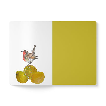 Lemon Notebook | Bright Citrus Softcover Journal