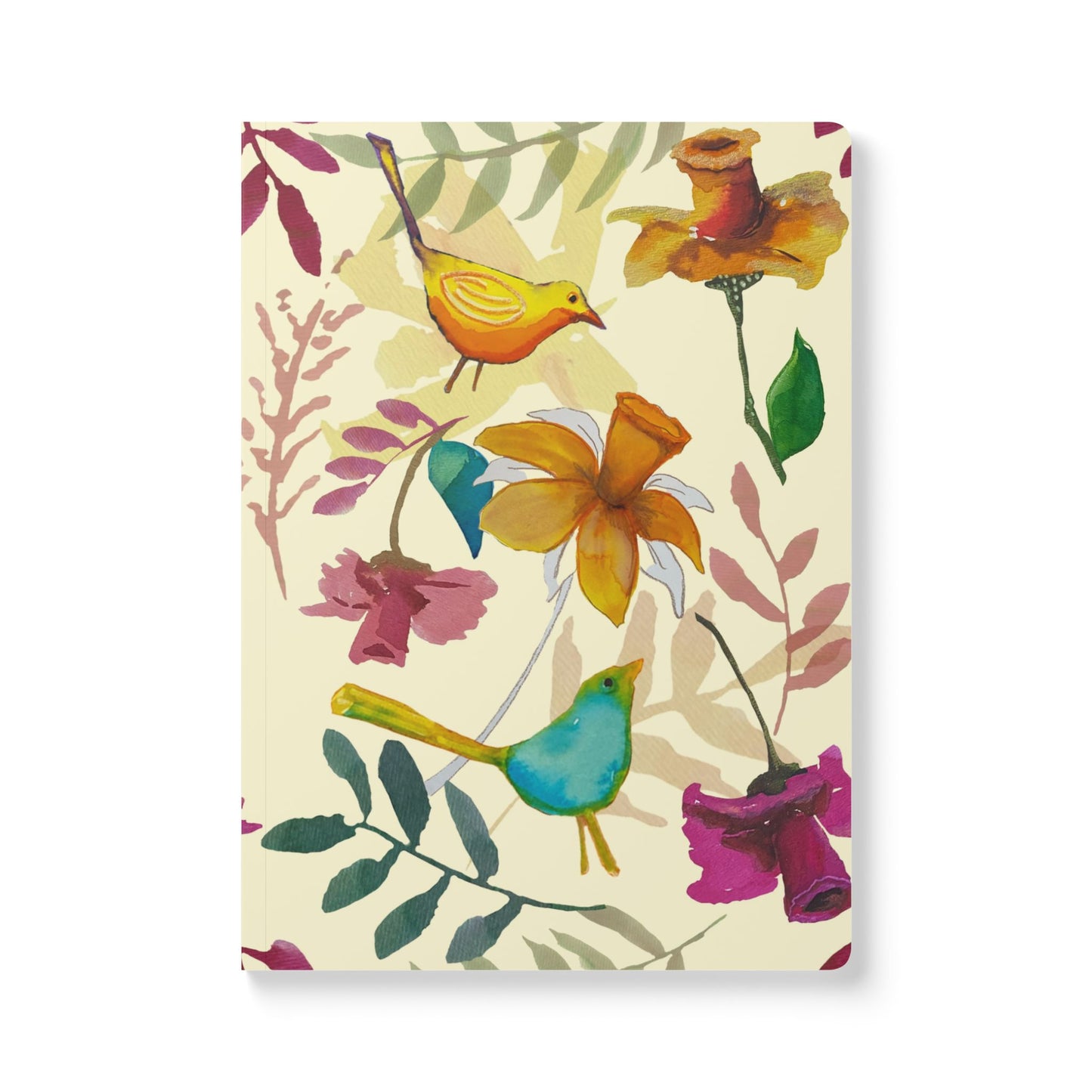 Softcover Journal "Feather & Bloom" by Janet Hoard