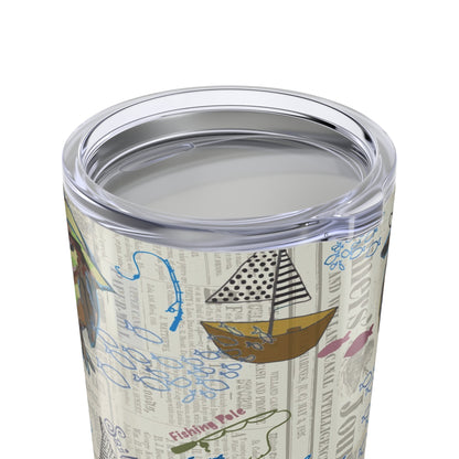 Sail Away Tumbler | Nautical 20oz Travel Cup