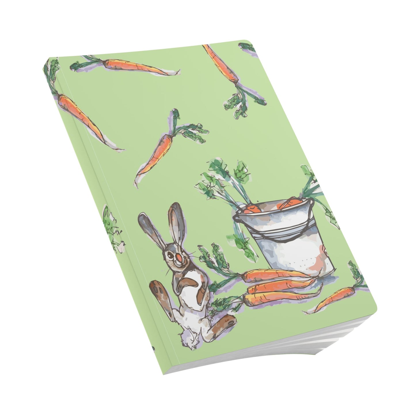 Rabbit Notebook | Whimsical Bunny Softcover Journal