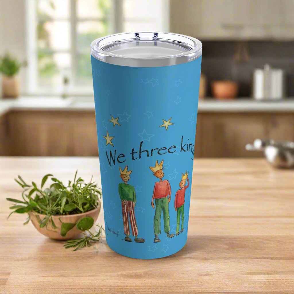 Tumbler 20oz  "We Three Kings" art by Janet Hoard