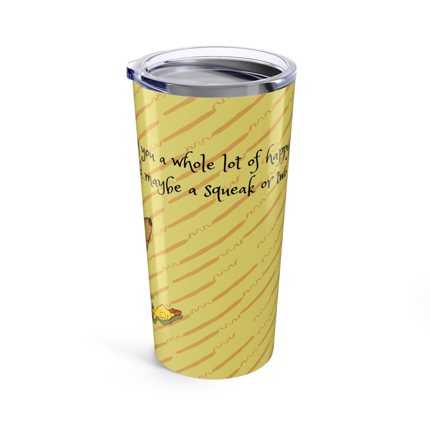 Dog Tumbler – One Doggie Delight Stainless Steel Cup | Cute Pet Design