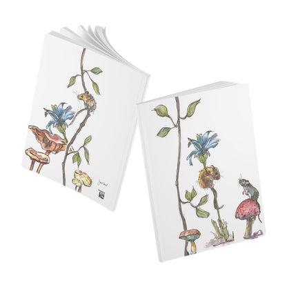 Mouse Notebook | Whimsical Cottagecore Softcover Journal