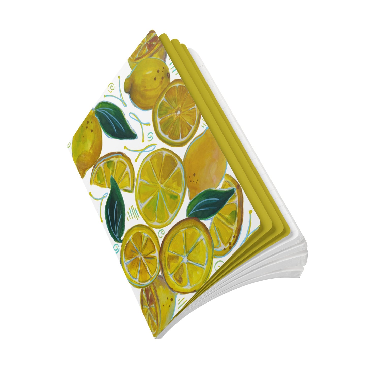 Lemon Notebook | Bright Citrus Softcover Journal