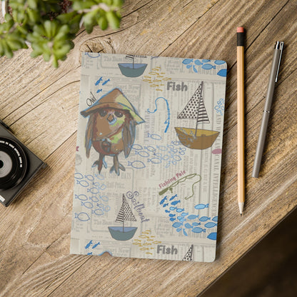 Nautical Journal | Sailboat Coastal Softcover Notebook