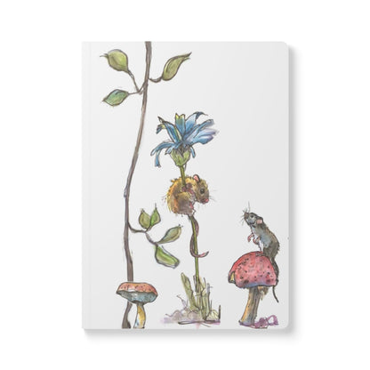 Mouse Notebook | Whimsical Cottagecore Softcover Journal