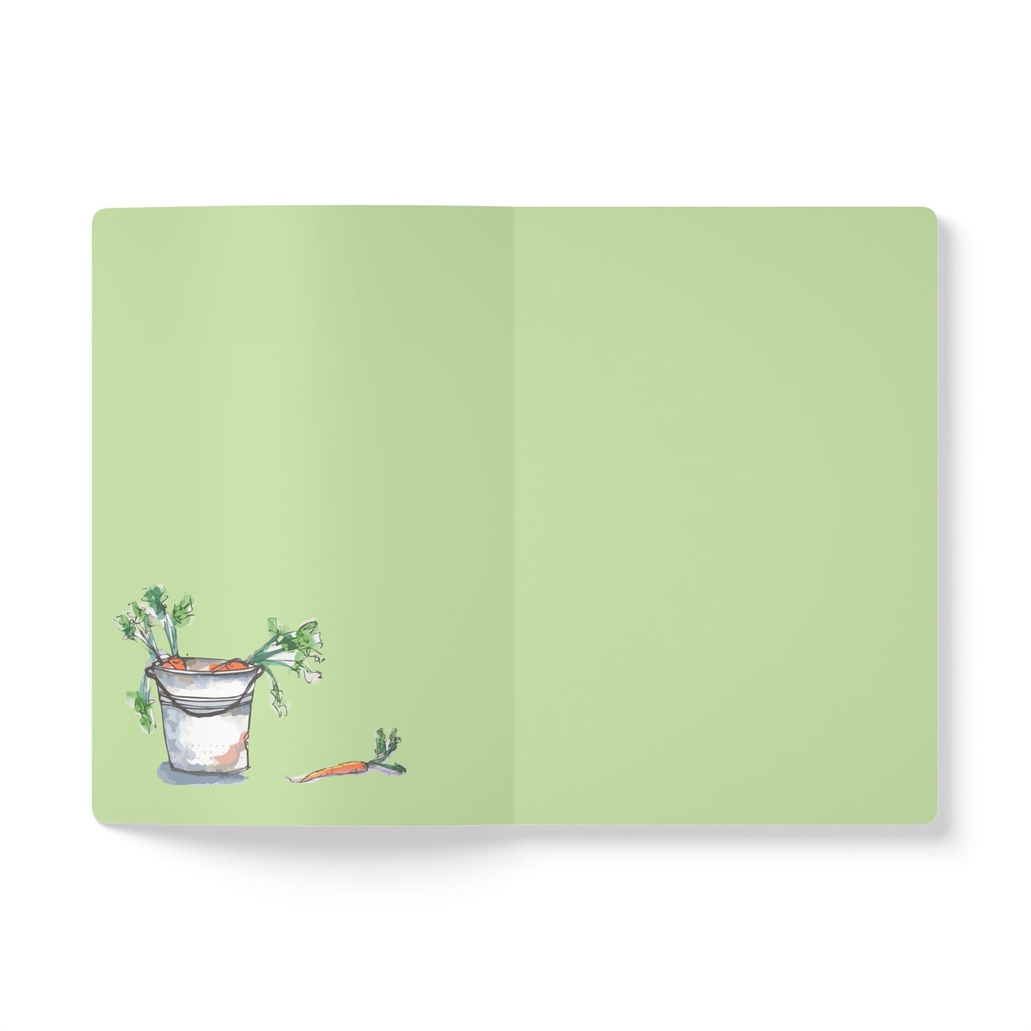 Rabbit Notebook | Whimsical Bunny Softcover Journal