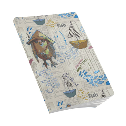 Nautical Journal | Sailboat Coastal Softcover Notebook