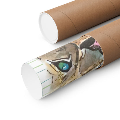 Lion Poster Horizontal | Wild Free Fierce Wall Art