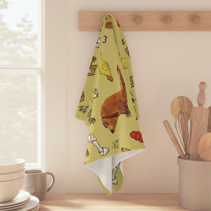 Dog Kitchen Towel | Doggie Delights Cute Pet Design