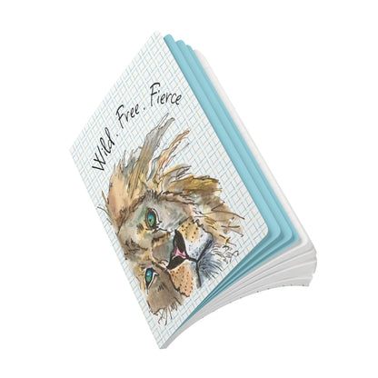Lion Journal | Wild Free Fierce Inspirational Notebook