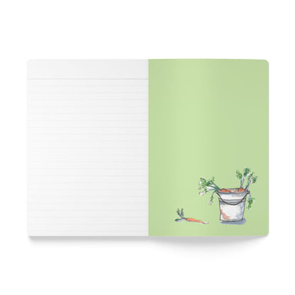 Rabbit Notebook | Whimsical Bunny Softcover Journal