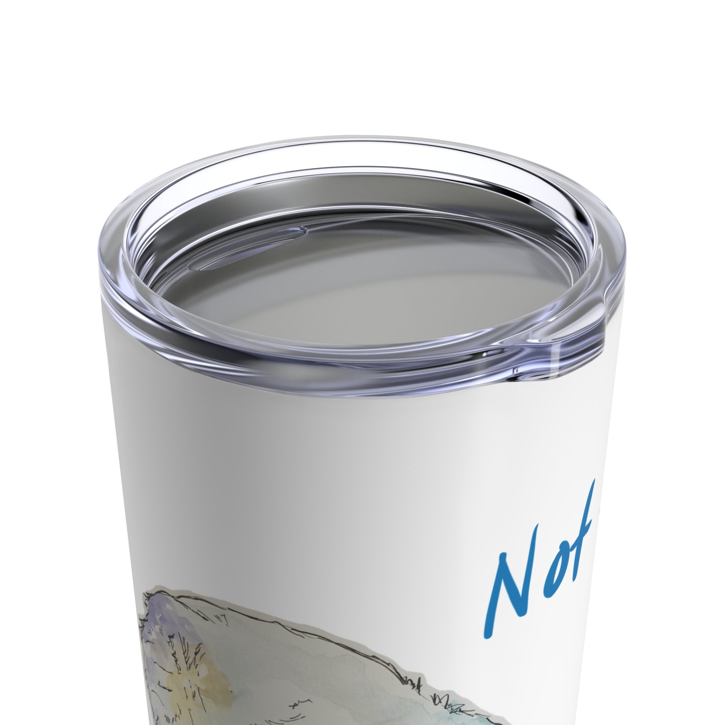 Tumbler 20oz - "Not Today" Polar Bear by Janet Hoard