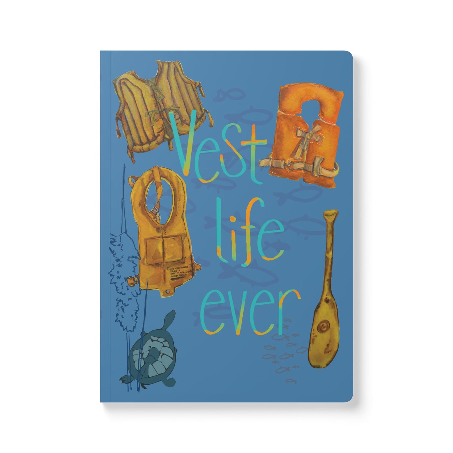Lake Notebook | Fishing Lake Life Softcover Journal