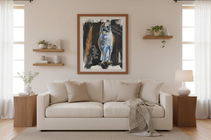 Wings of Wisdom Poster | Owl Nature Wall Art