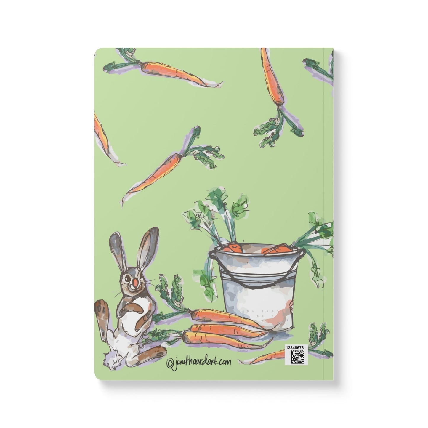 Rabbit Notebook | Whimsical Bunny Softcover Journal