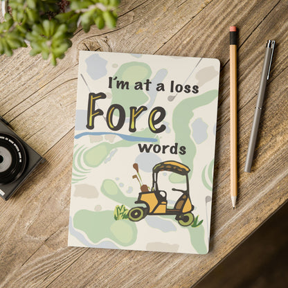 Golf Notebook | Funny Golf Softcover Journal