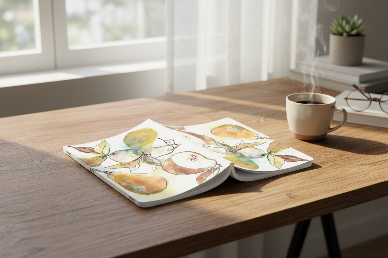 Pear Journal | Velvety Pears Softcover Notebook