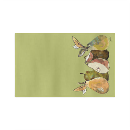 Velvety Pears Kitchen Towel | Fruit Decor