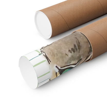 Lion Poster Horizontal | Wild Free Fierce Wall Art