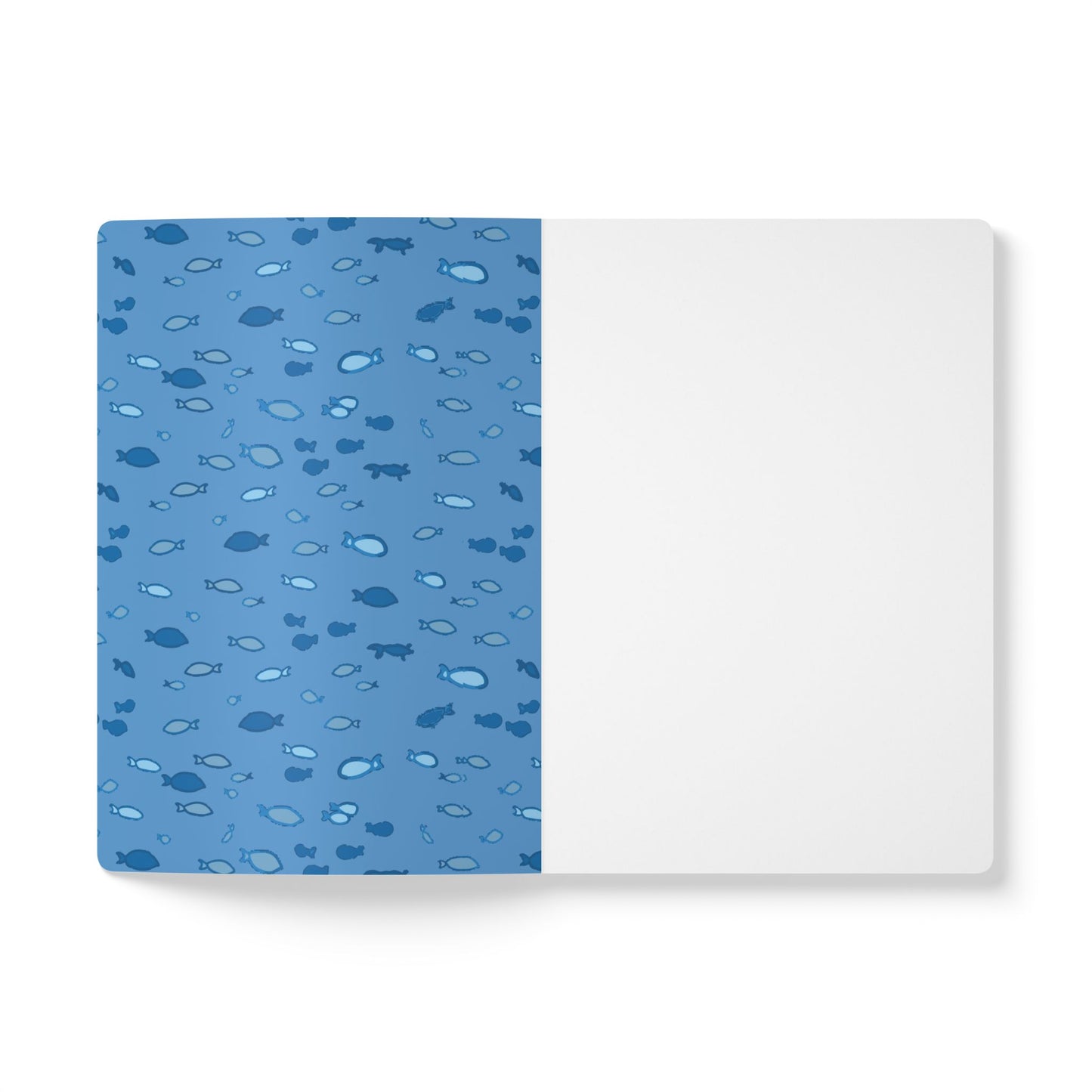 Ocean Notebook | Underwater Sea Life Softcover Journal