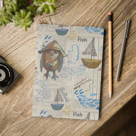 Nautical Journal | Sailboat Coastal Softcover Notebook