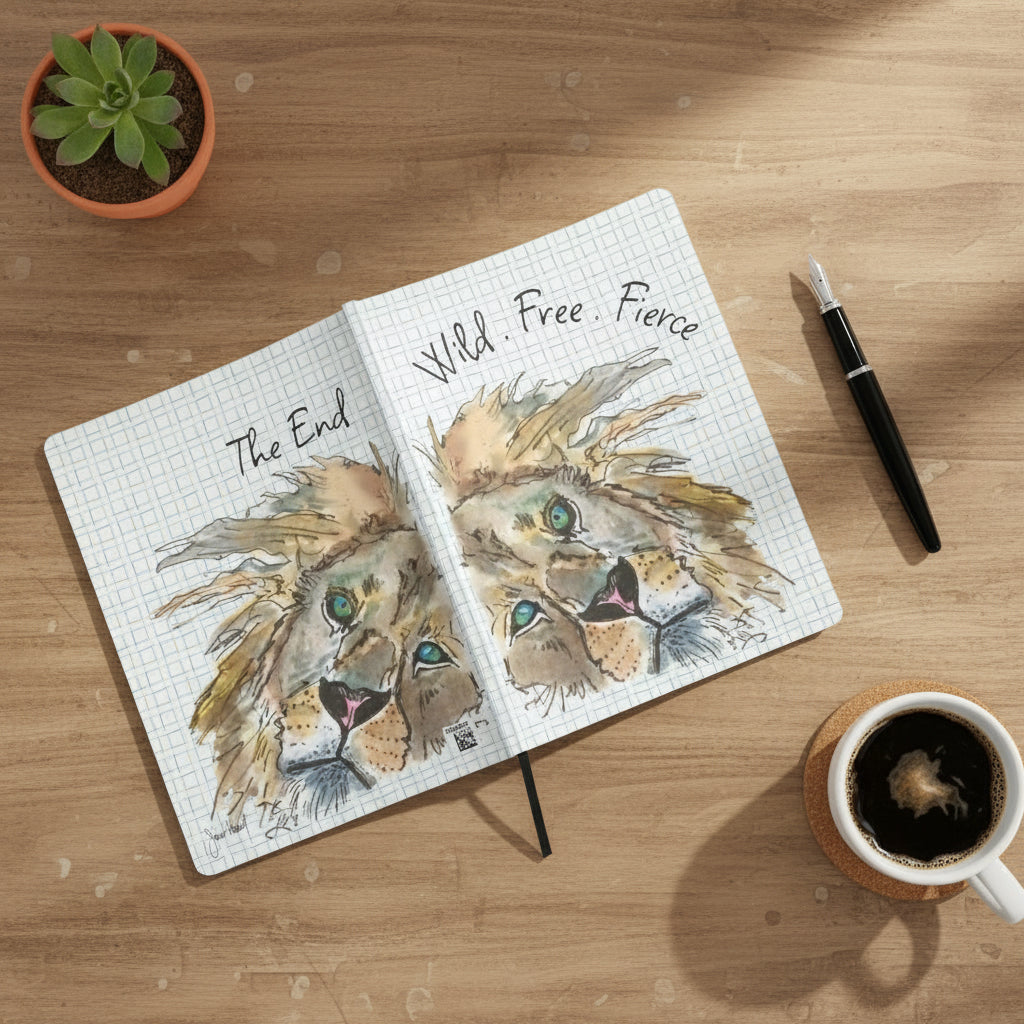 Softcover Journal  "Wild.Free.Fierce" by Janet Hoard