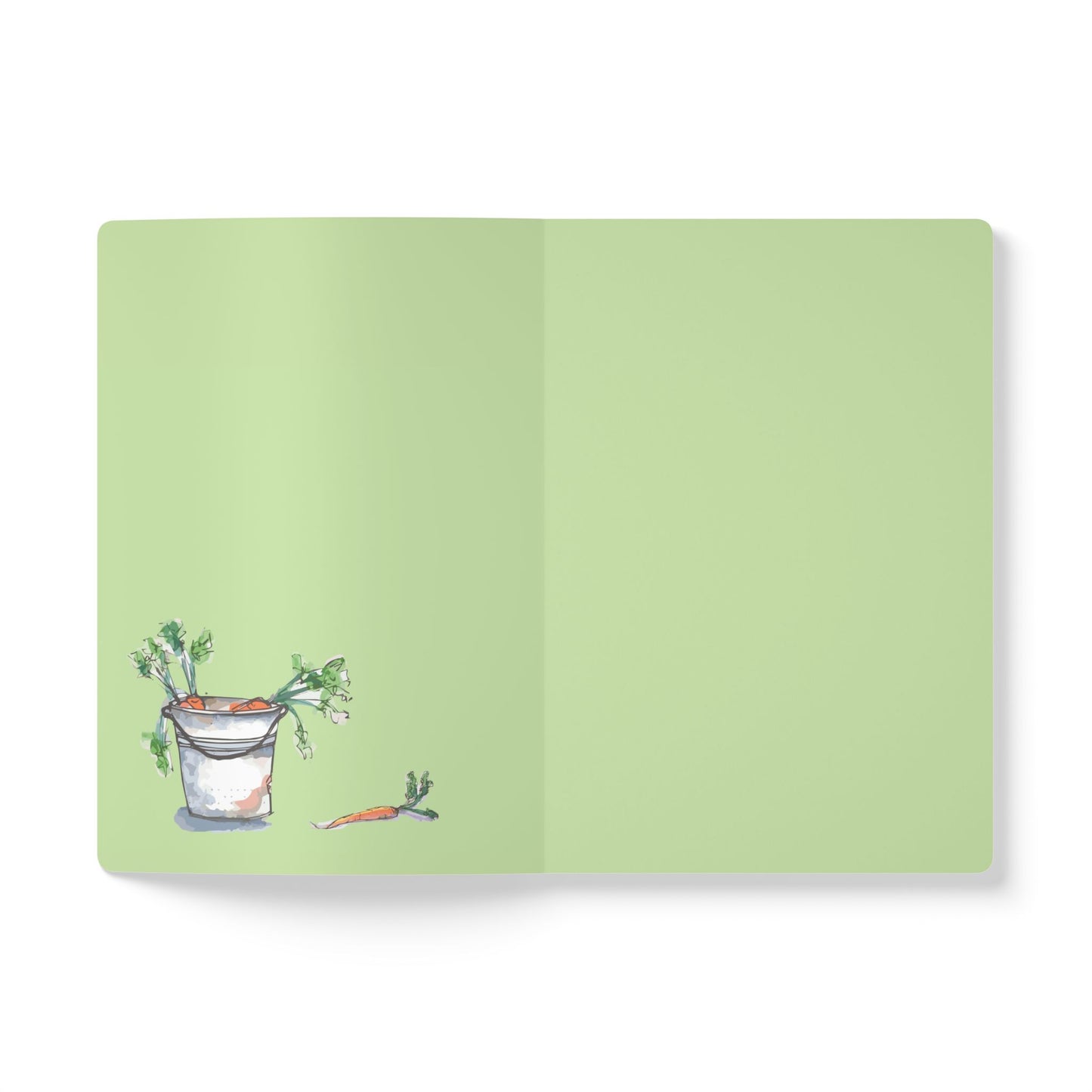 Rabbit Notebook | Whimsical Bunny Softcover Journal