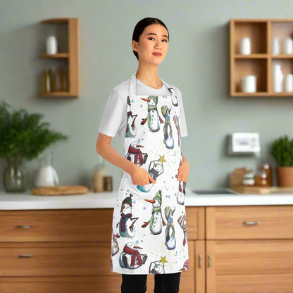 Snowman Apron | Chilly Chums Cute Winter Cooking Apron