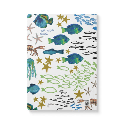 Ocean Notebook | Underwater Sea Life Softcover Journal