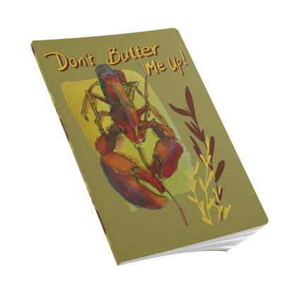 Lobster Notebook | Coastal Nautical Softcover Journal