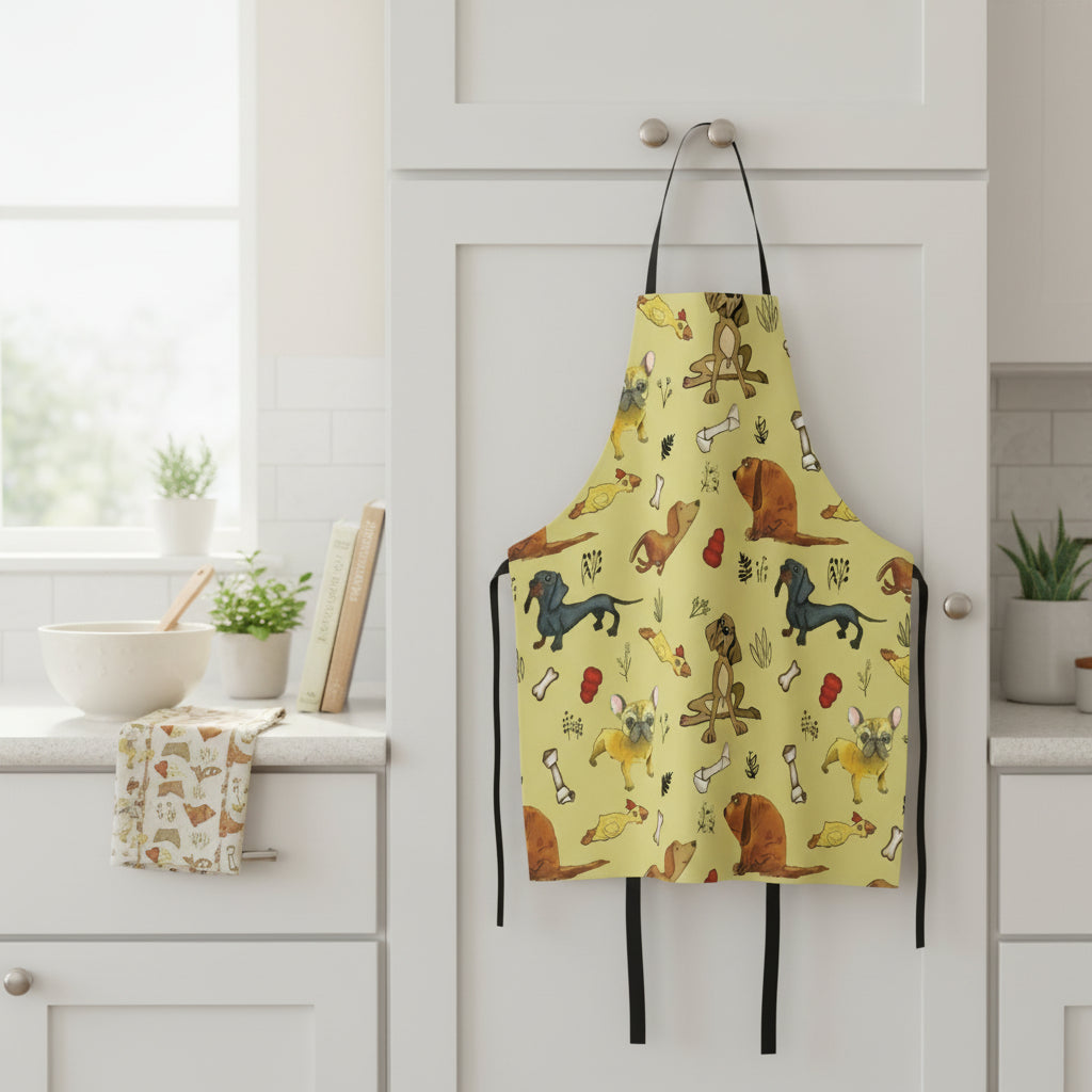 Dog Apron | Doggie Delights Cute Pet Cooking Apron