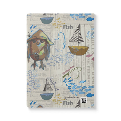 Nautical Journal | Sailboat Coastal Softcover Notebook