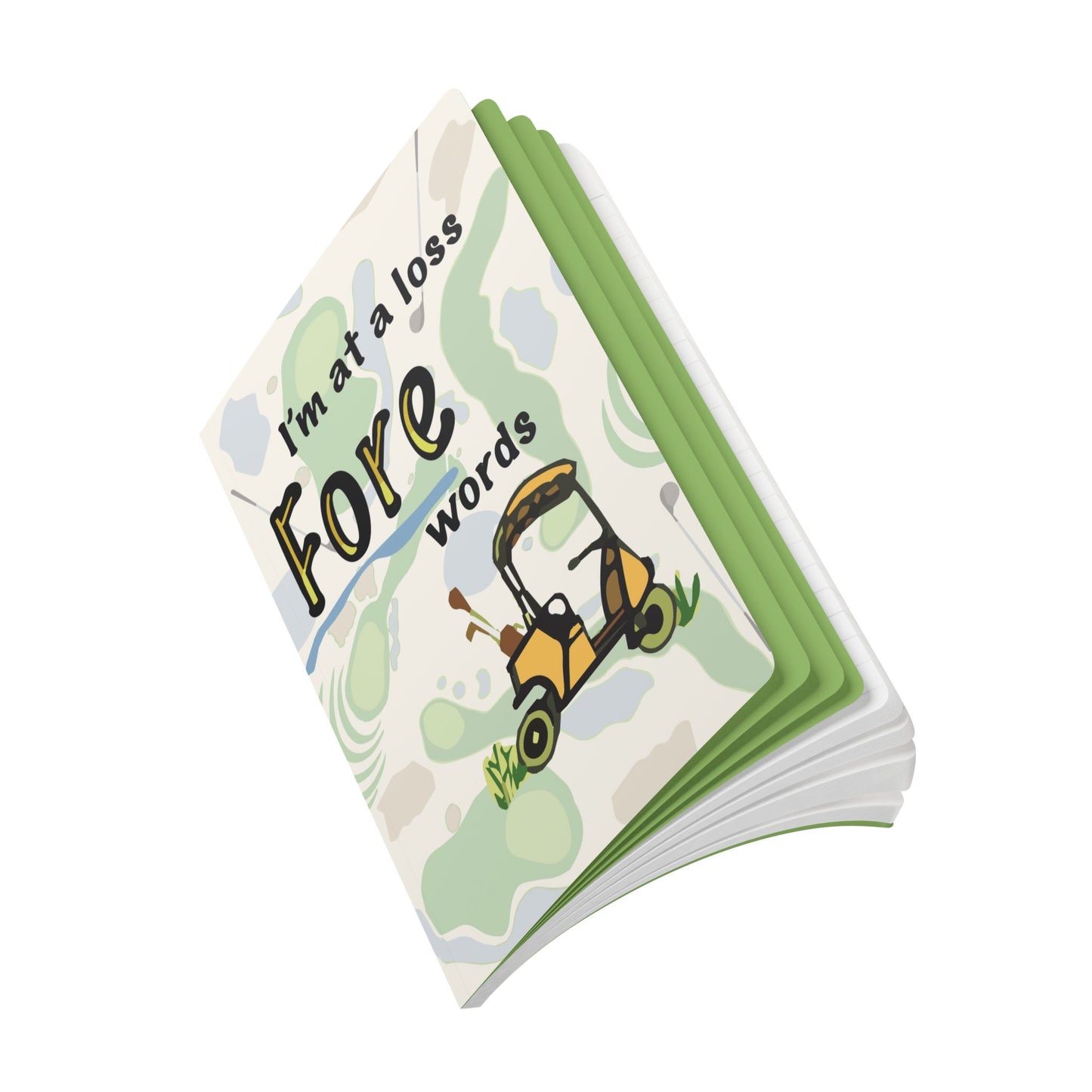 Softcover Journal "I'm at a loss FORE words" by Janet Hoard