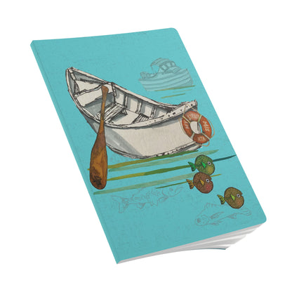 Rowboat Journal | Coastal Lake Softcover Notebook