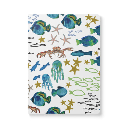 Ocean Notebook | Underwater Sea Life Softcover Journal
