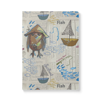 Nautical Journal | Sailboat Coastal Softcover Notebook