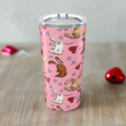 Funny Bunnies Tumbler | Cute Bunny 20oz Cup