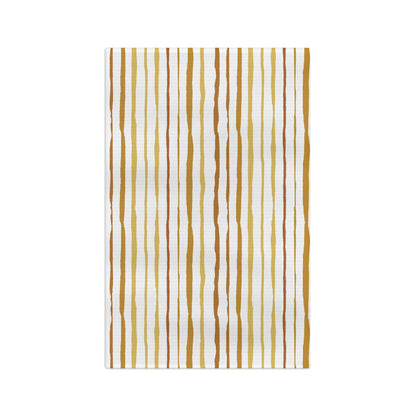 Striped Kitchen Towel | Golden Stripe Modern Design