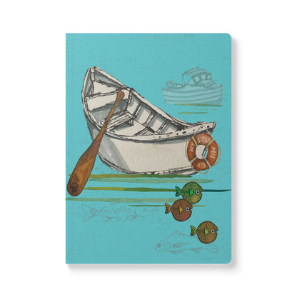 Rowboat Journal | Coastal Lake Softcover Notebook
