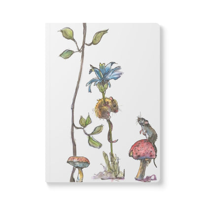 Mouse Notebook | Whimsical Cottagecore Softcover Journal