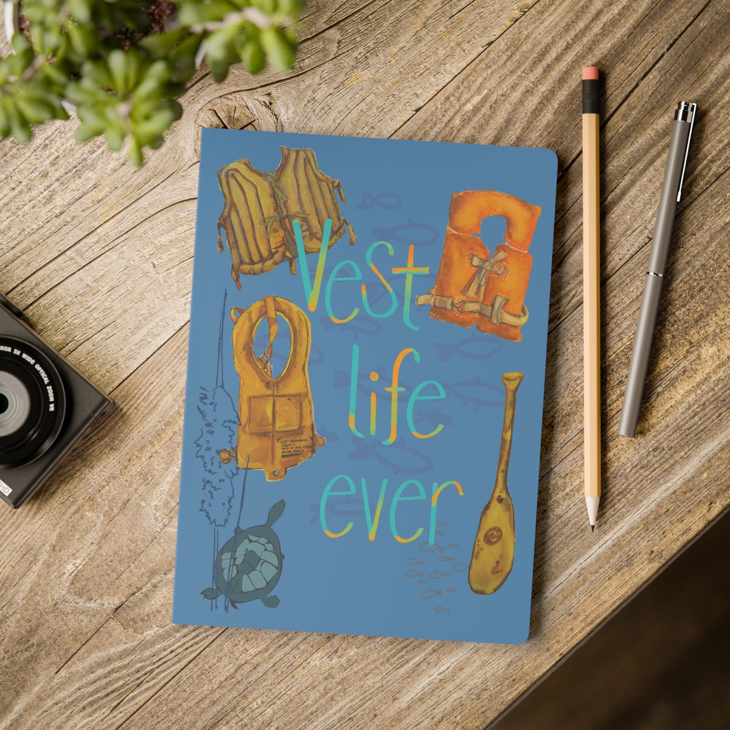 Lake Notebook | Fishing Lake Life Softcover Journal