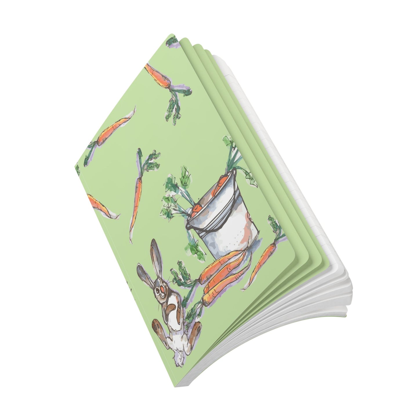Rabbit Notebook | Whimsical Bunny Softcover Journal
