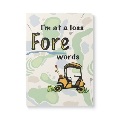 Golf Notebook | Funny Golf Softcover Journal
