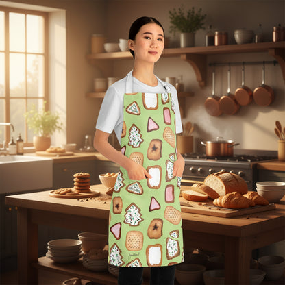 Baking Apron | Tartful Delight Cute Pastry Kitchen Apron