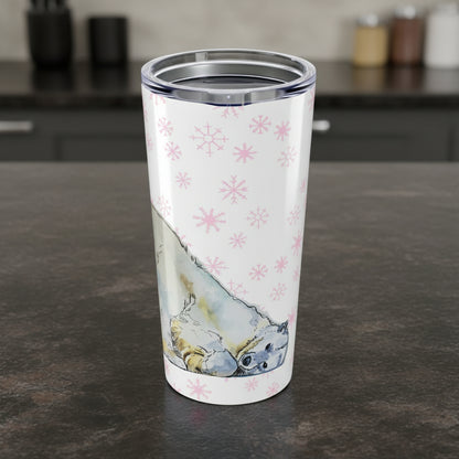Polar Bear Tumbler | Snow Day Snooze Cute Winter Cup