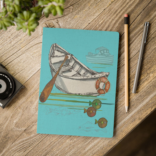 Softcover Journal "Rowboat Slumber" by Janet Hoard