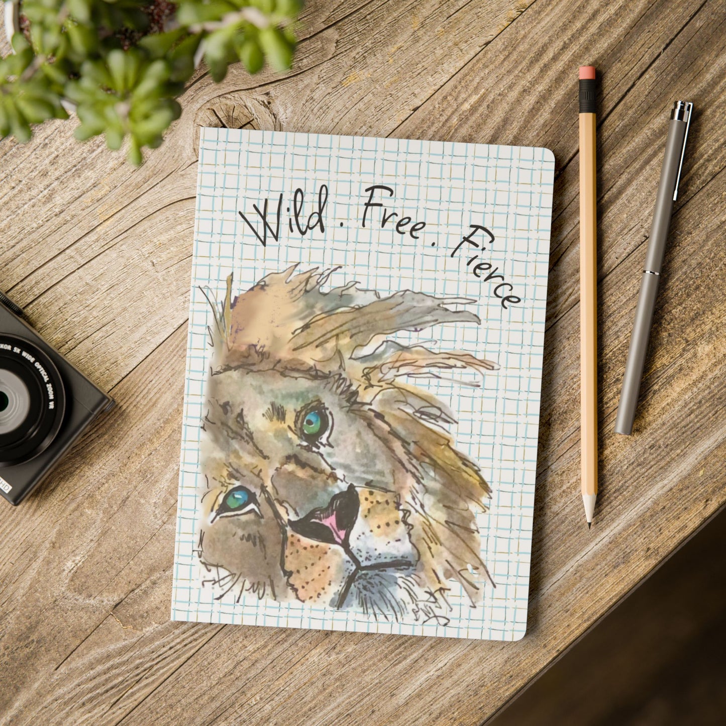 Softcover Journal  "Wild.Free.Fierce" by Janet Hoard