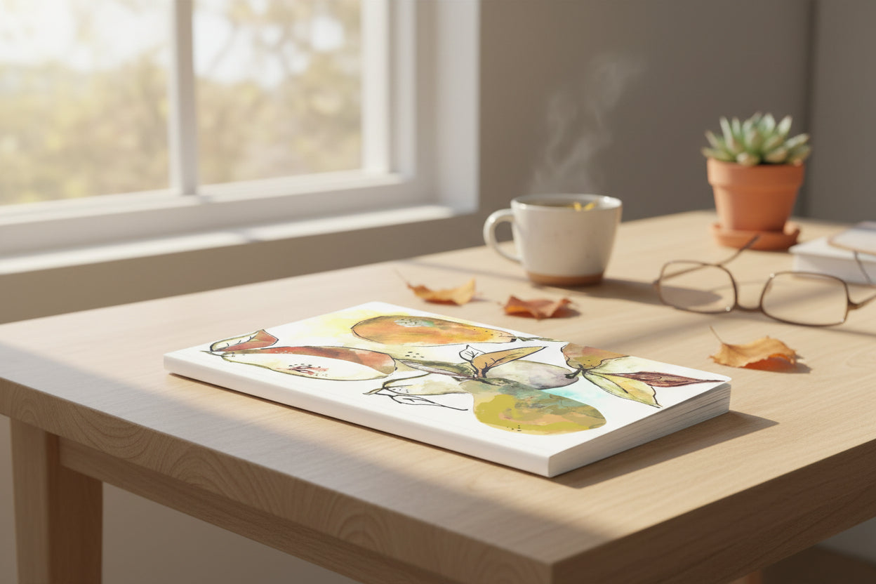 Pear Journal | Velvety Pears Softcover Notebook